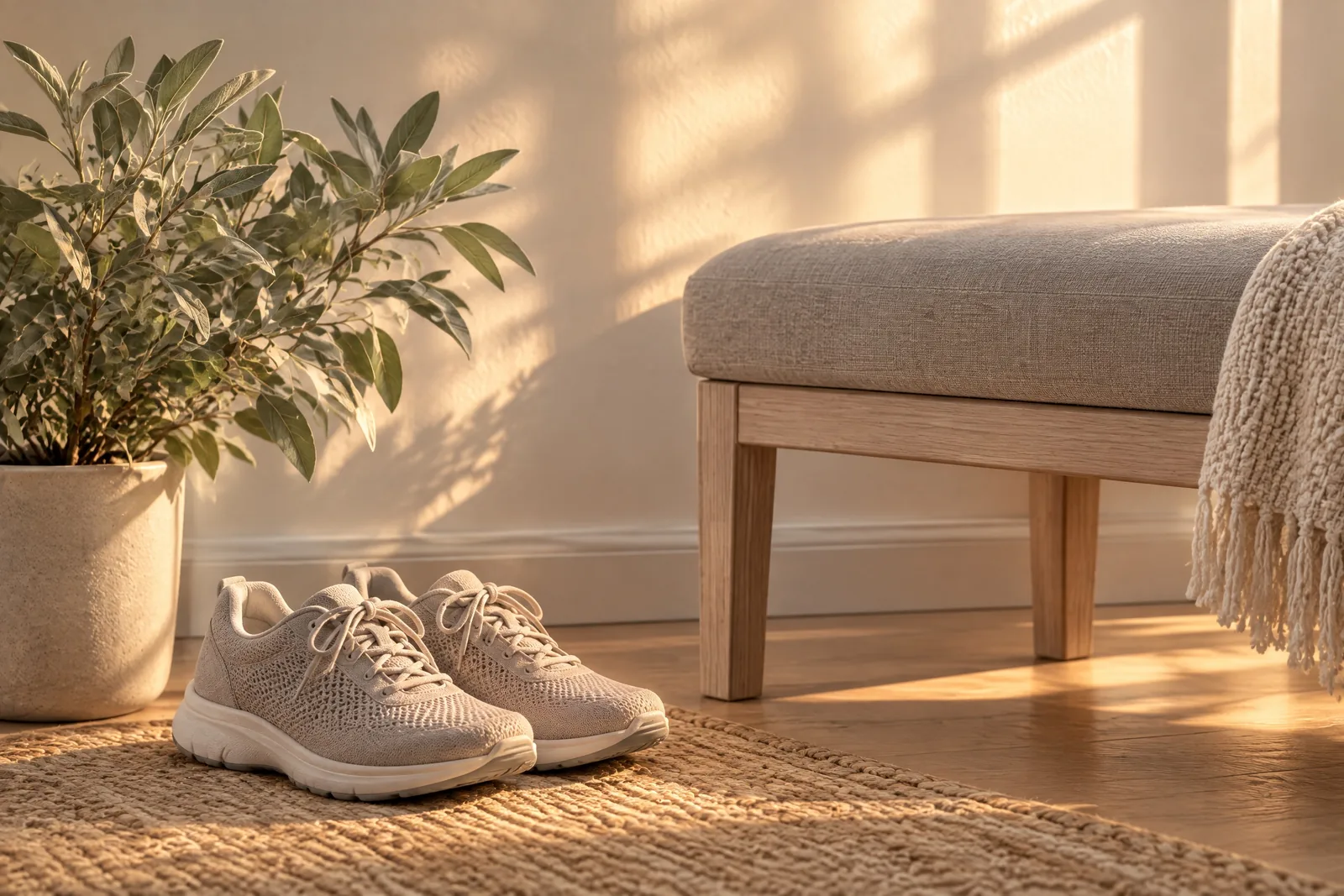 Illustrative Recovery editorial visual: Recovery Capacity Walking Shoes.